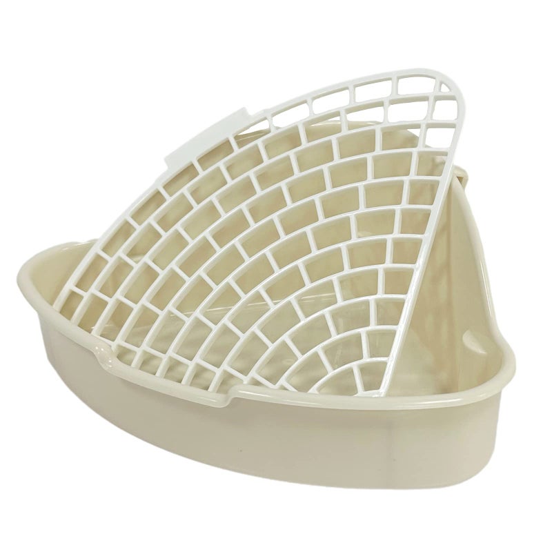 GOLDEAL Small Animal Corner Litter Box, Cage Potty Trainer for Hamster, Rabbit, Guinea Pig, Ferret, Gerbil, Chinchilla (1) - Image 1
